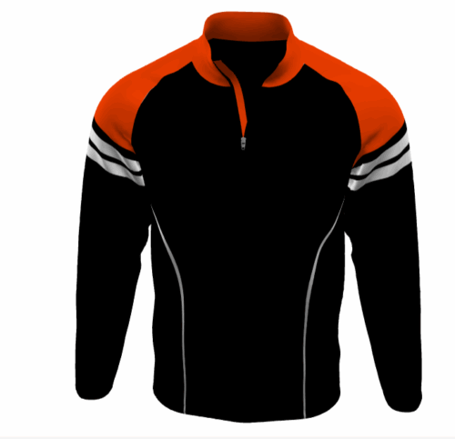 half zip reglan top