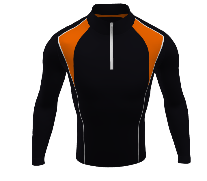 Half zip top